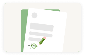 Sign off on contracts
