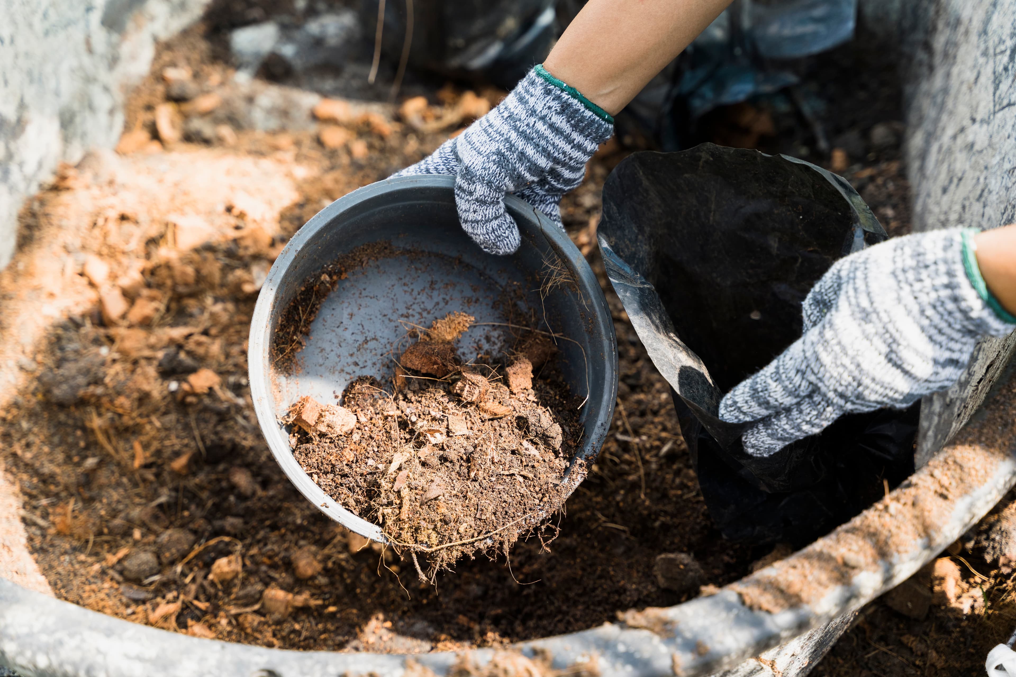 Manual Composting System Setup