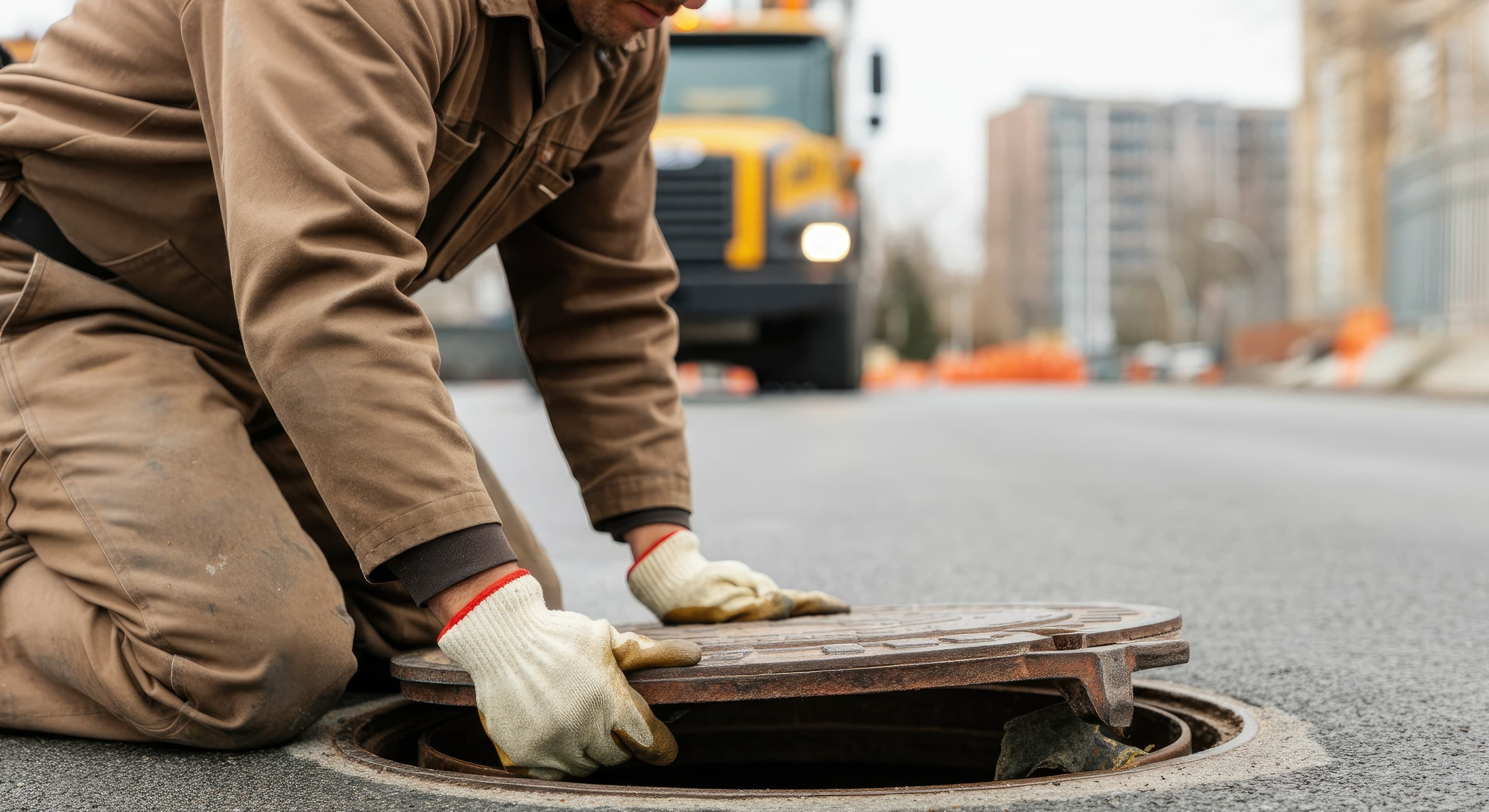 Sewage Line Cleaning & Sludge Removal