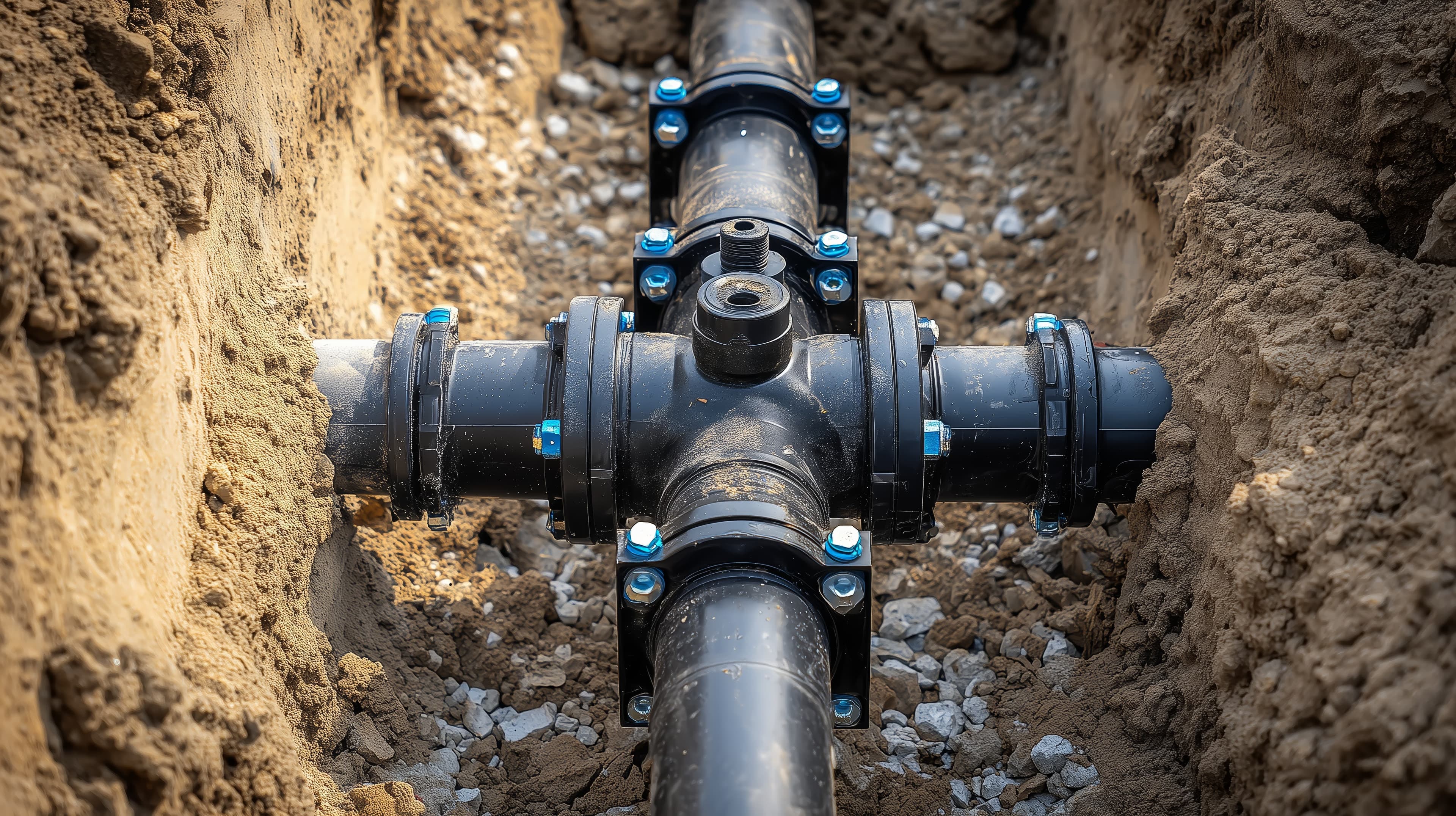 Sewage Line Installation